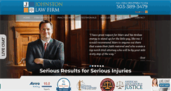 Desktop Screenshot of johnston-lawfirm.com